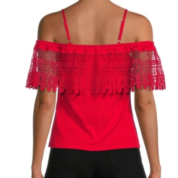 Womens/Juniors No Boundaries Off the Shoulder Tank Top - Picture 2 of 5